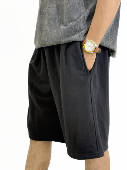Men's Classic Black Casual Shorts