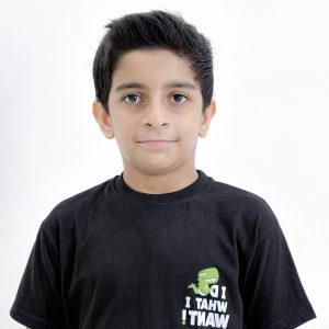 Boys' Minimalist Graphic Black T-Shirt